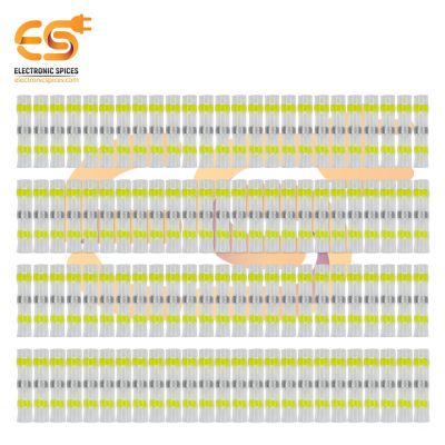 SST-S41 Tin Ring Heat Shrinkable Terminal Nylon Tube Yellow Colour 100pcs